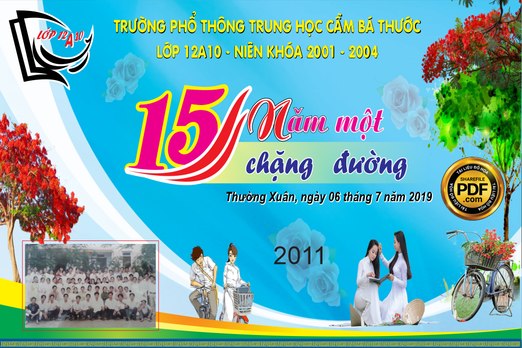 Market 15 năm một chặng đường THPT Cầm Bá Thước CDR