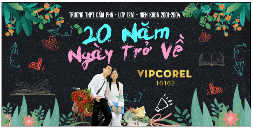 Market 20 năm ngày trở về trường THPT Cẩm Phả