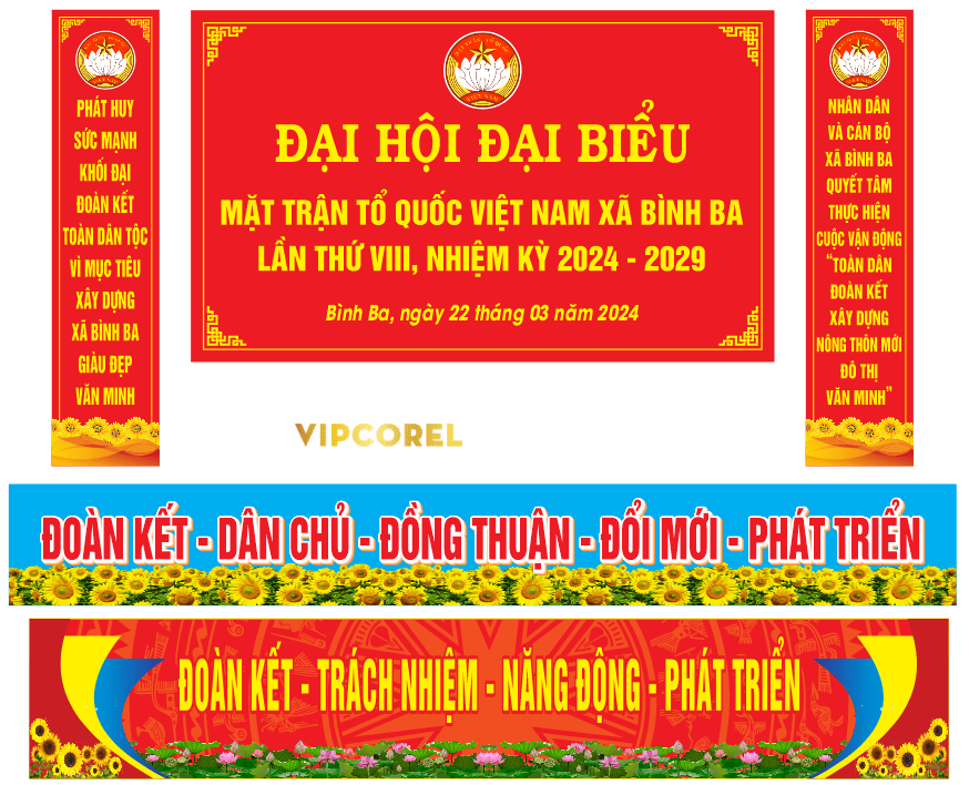Market Đại hội Đại biểu MTTQ xã Bình Ba