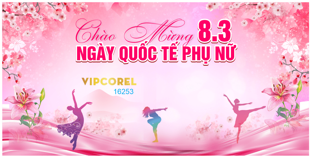 Market trang trí Women's Day 8.3 #10 file corel