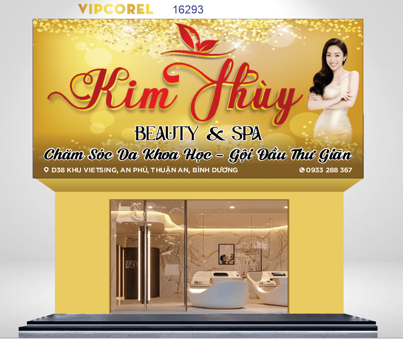 Biển Quảng cáo Kim Thùy Beauty & Spa #3