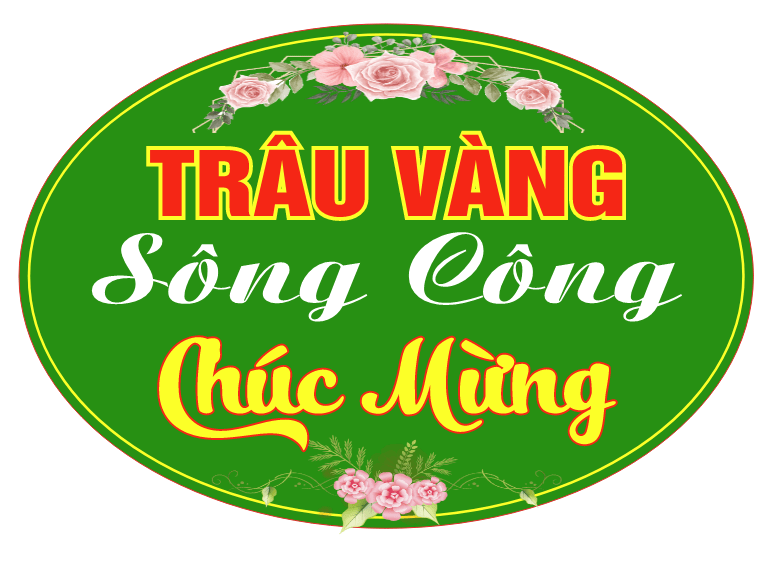 Mẫu Lẵng hoa Trâu Vàng chúc mừng file corel x7