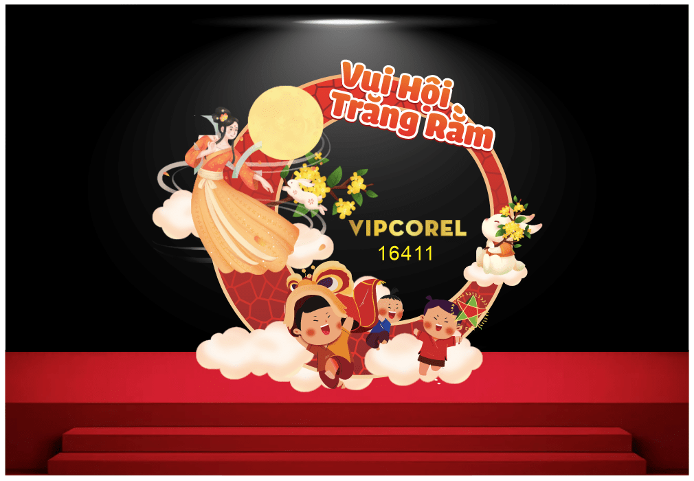 Market trang trí vui tết Trung Thu 2025 #18 file corel