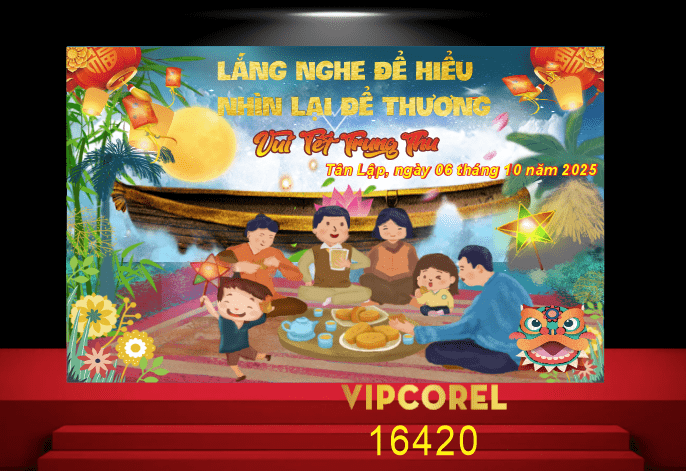 Market trang trí vui tết Trung Thu 2025 #20 file corel