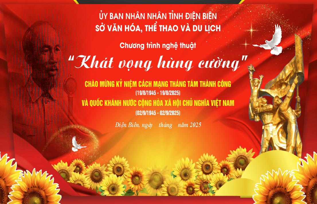 Backdrop chào mừng Cách mạng tháng 8 và 2.9 #2