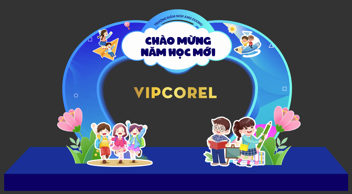 Market Chào mừng năm học mới 2025 #31 file corel