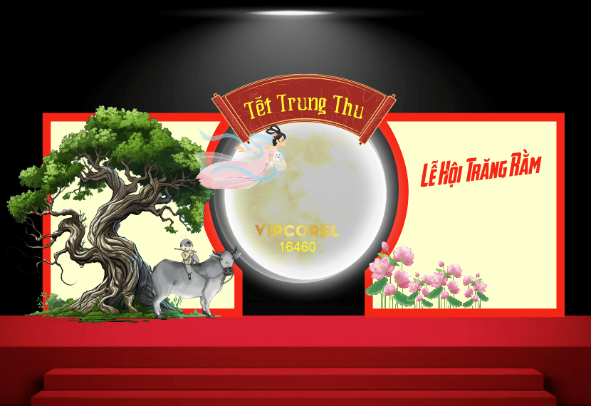 Market trang trí vui tết Trung Thu 2025 #22 file corel