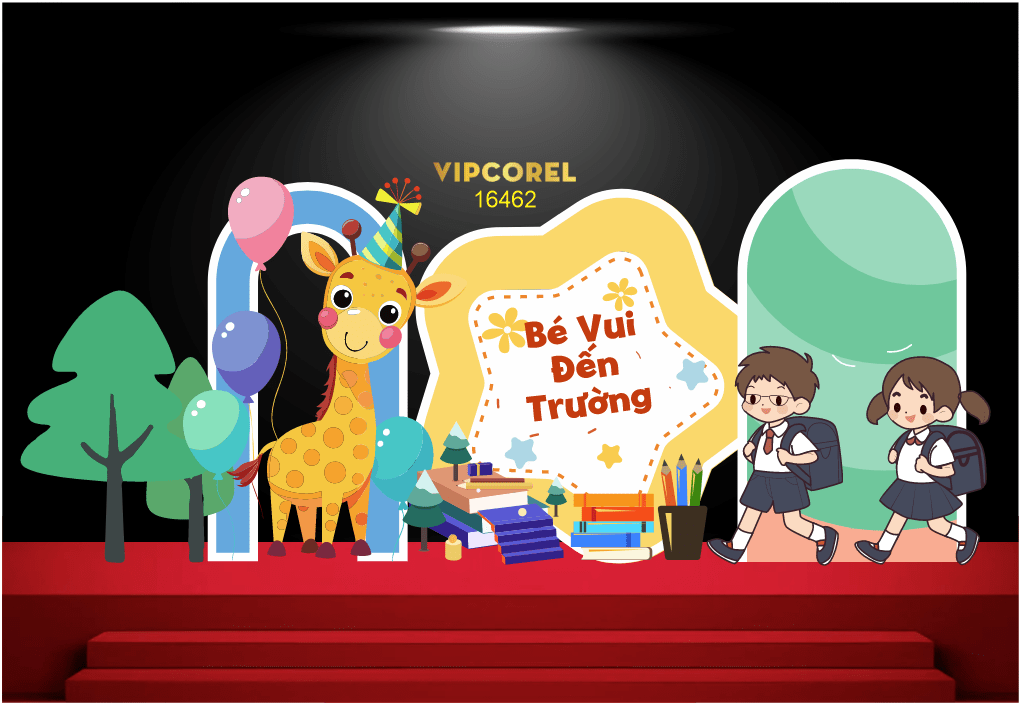 Market Chào mừng năm học mới 2025 #32 file corel