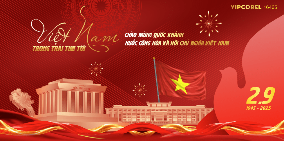 Backdrop Việt Nam trong trái tim tôi 2025