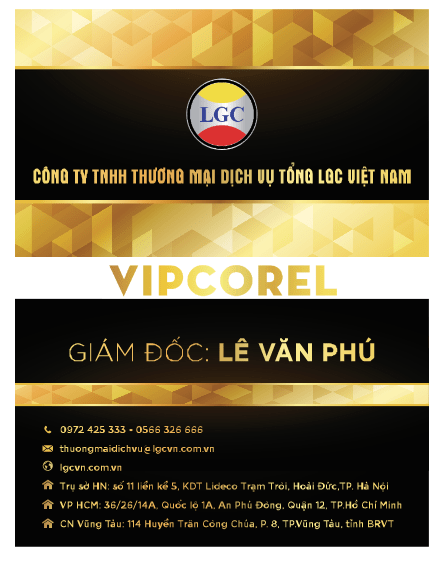 Card visit giám đốc Lê Văn Phú file corel