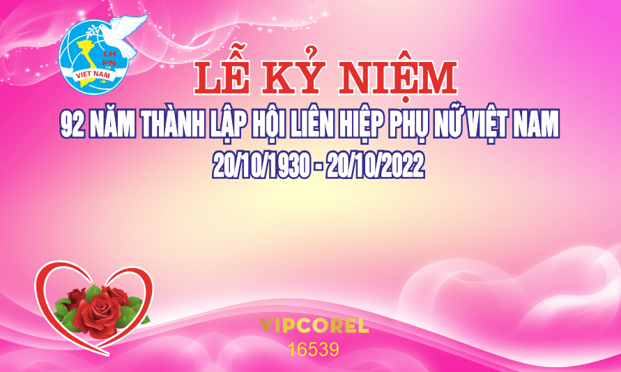 Backdrop check in ngày phụ nữ Việt Nam 20/10 #15