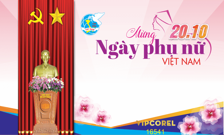 Backdrop check in ngày phụ nữ Việt Nam 20/10 #17