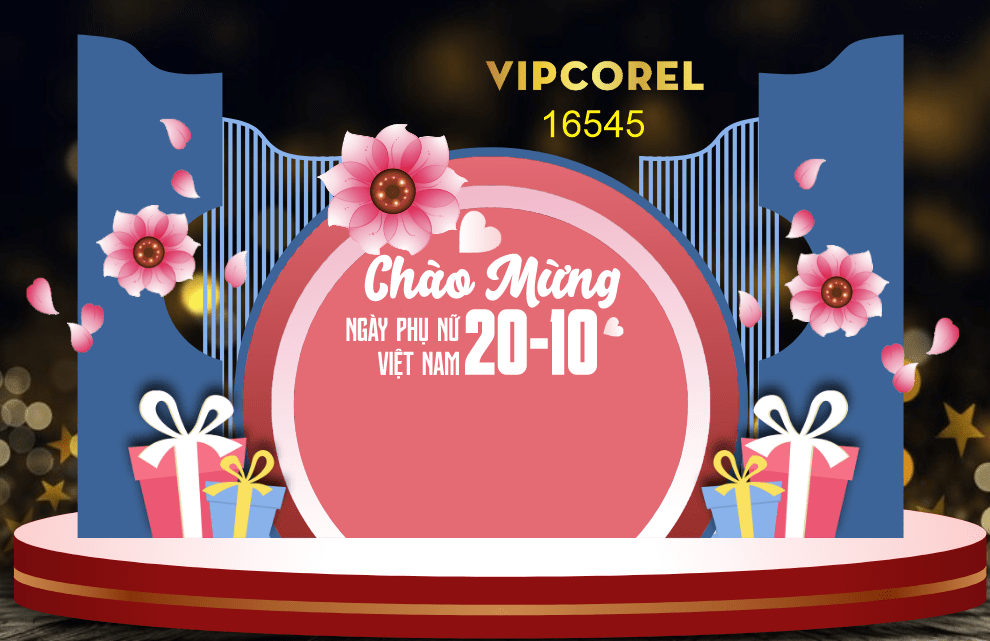 Backdrop check in ngày phụ nữ Việt Nam 20/10 #21