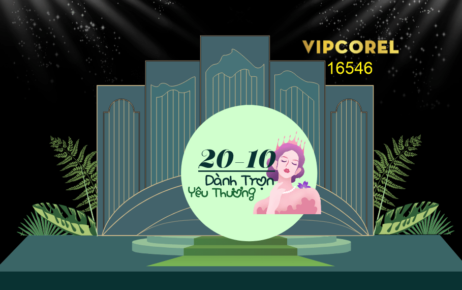 Backdrop check in ngày phụ nữ Việt Nam 20/10 #22