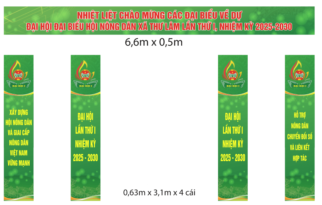 Cổng Đại hội Hội Nông Dân xã 2025-2030 file corel