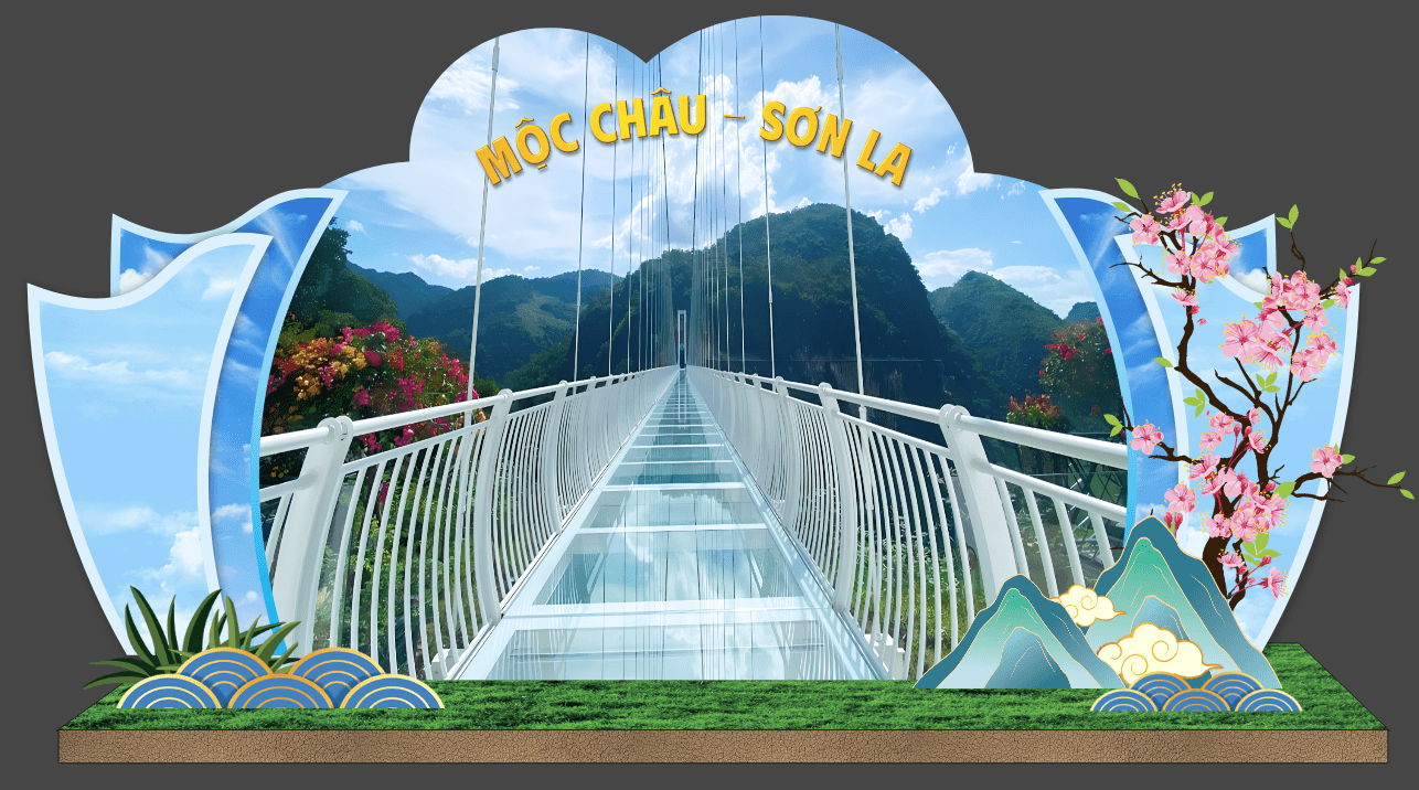 Market Cầu Kính Mộc châu - Sơn La file corel