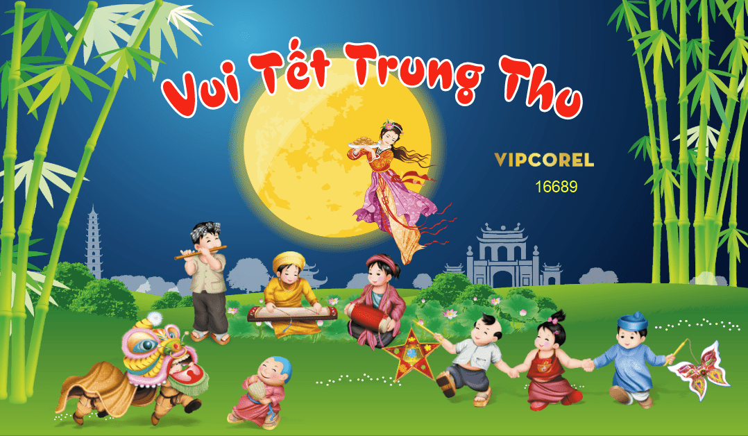 Market trang trí vui tết Trung Thu 2025 #38 file corel