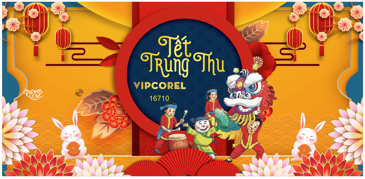 Market trang trí vui tết Trung Thu 2025 #51 file corel