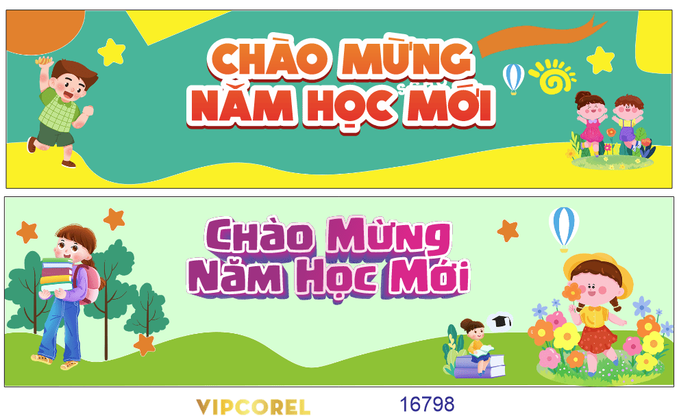Mẫu banner chào mừng năm học mới #2