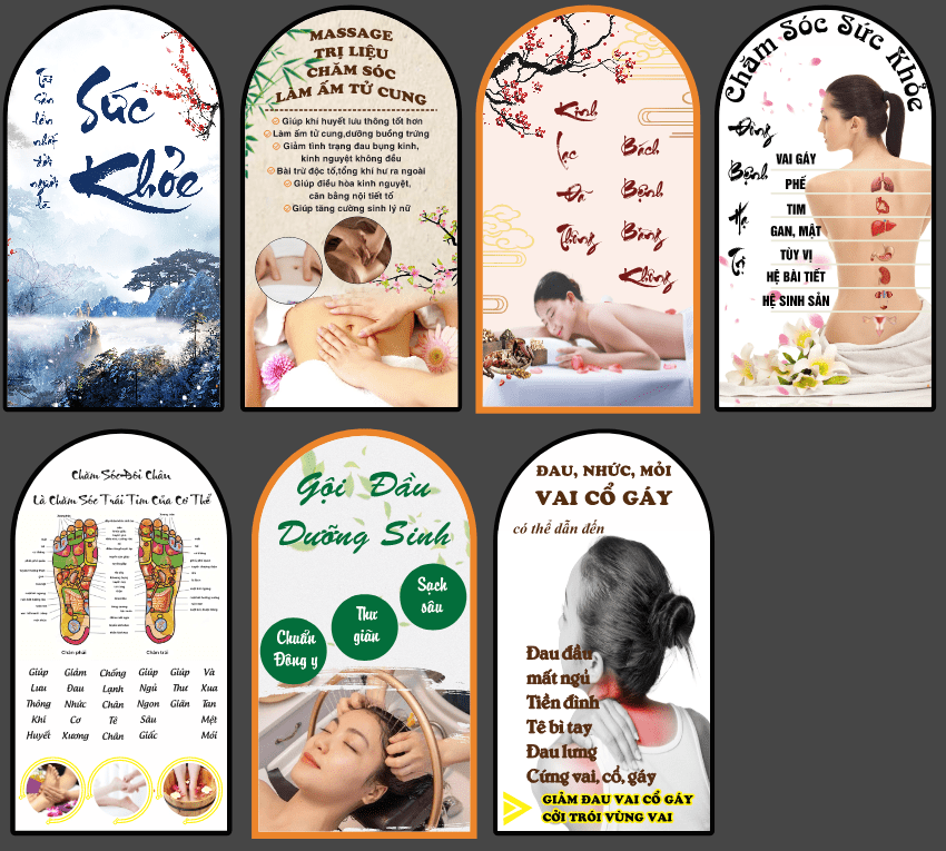 Tranh trang trí Spa - chăm sóc sức khỏe file corel