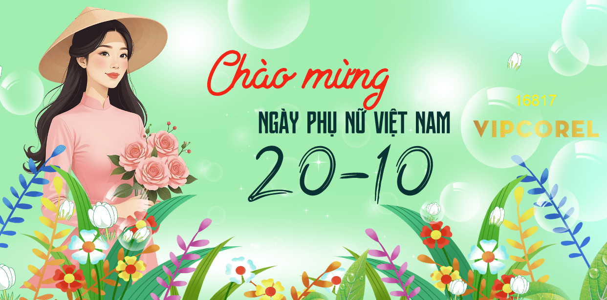 Backdrop check in ngày phụ nữ Việt Nam 20/10 #31