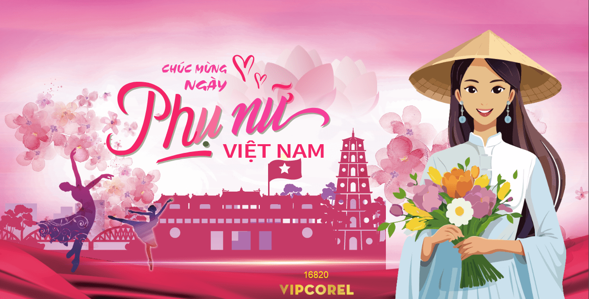 Backdrop check in ngày phụ nữ Việt Nam 20/10 #34