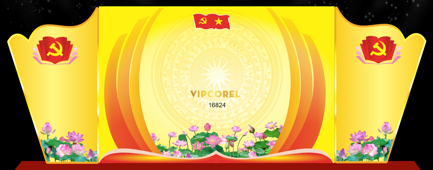 Backdrop Đại Hội đại biểu đảng bộ xã Phục Linh