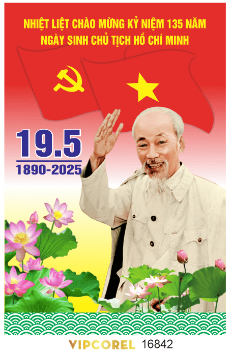 Poster kỷ niệm ngày sinh chủ tịch Hồ Chí Minh #3