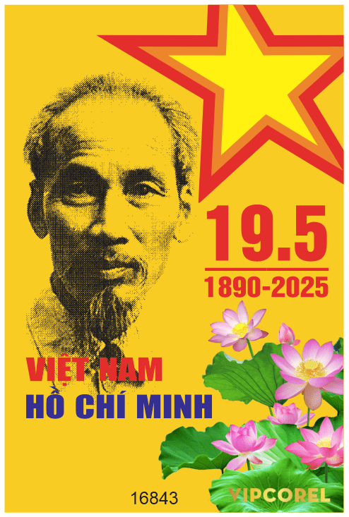Poster kỷ niệm ngày sinh chủ tịch Hồ Chí Minh #4