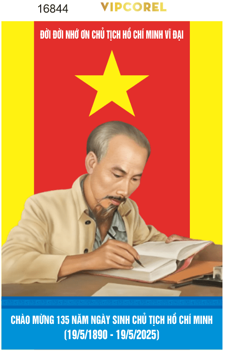 Poster kỷ niệm ngày sinh chủ tịch Hồ Chí Minh #5