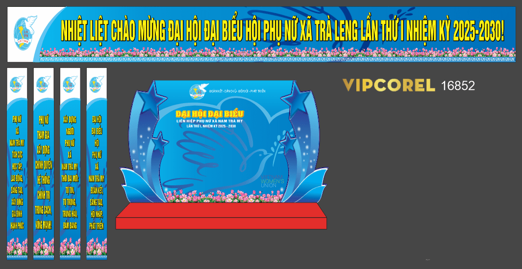 Khánh tiết Đại hội đại biểu Liên Hiệp Phụ nữ 2025