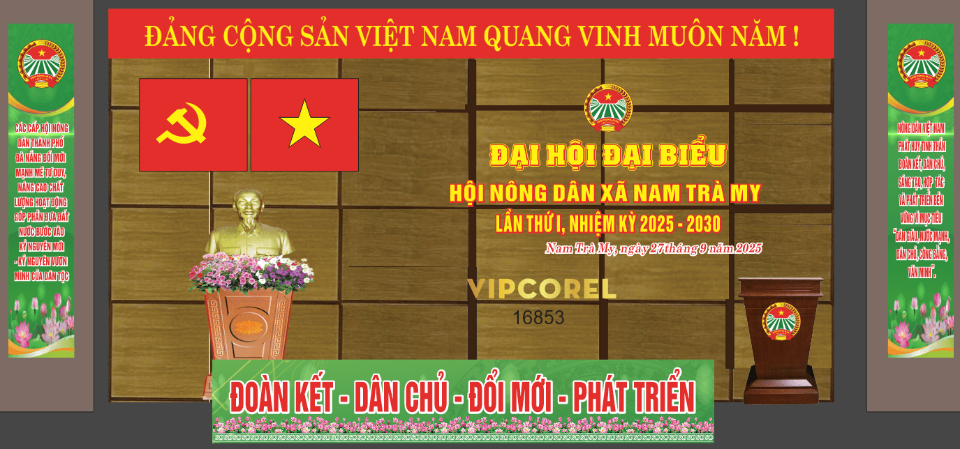 Khánh tiết Đại hội đại biểu hội Nông Dân 2025