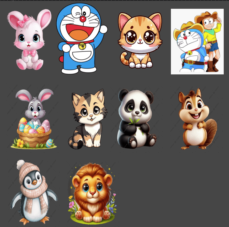Hình ảnh chibi các loài động vật cute dễ thương