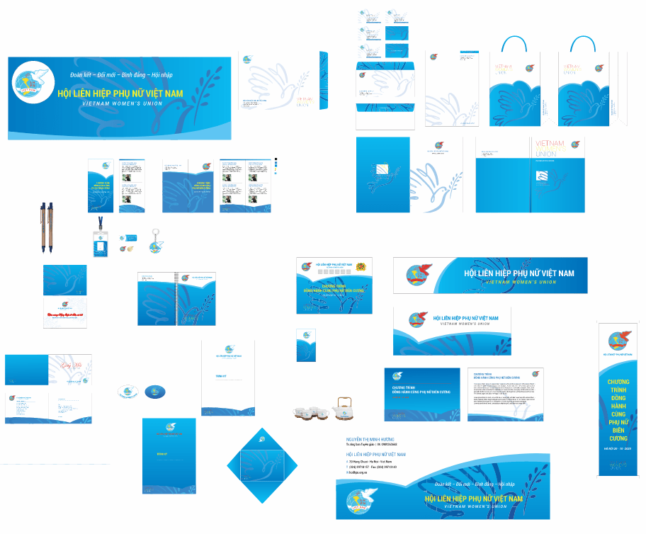 Bộ nhận diện thương hiệu Hội Liên Hiệp Phụ Nữ VN