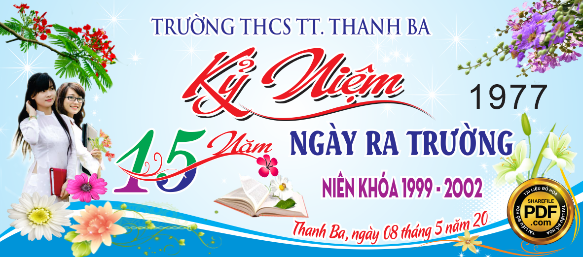 kỷ niệm 15 năm ngày ra trường THCS THANH BA