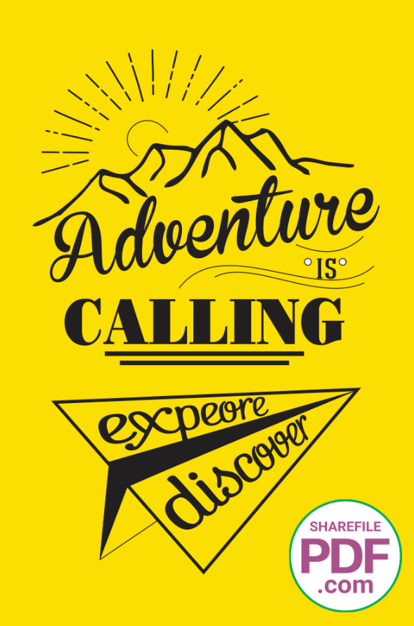 Adventure calling expeore discover