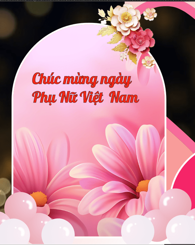 Backdrop check in ngày phụ nữ Việt Nam 20/10 #38