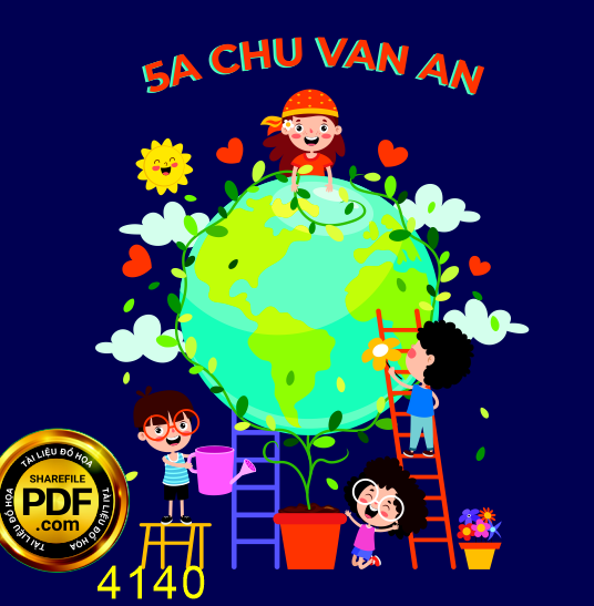 logo in áo 5A Chu Văn An