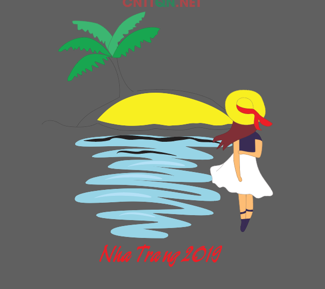 Mẫu in áo thun Du lịch Nha Trang 2019