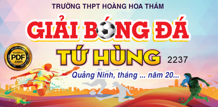giải bóng đá Tứ Hùng trường THPT