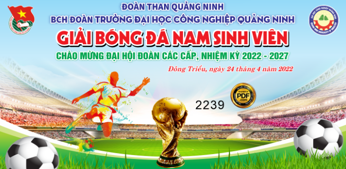 giải bóng đá nam sinh viên Đoàn Than Quảng Ninh