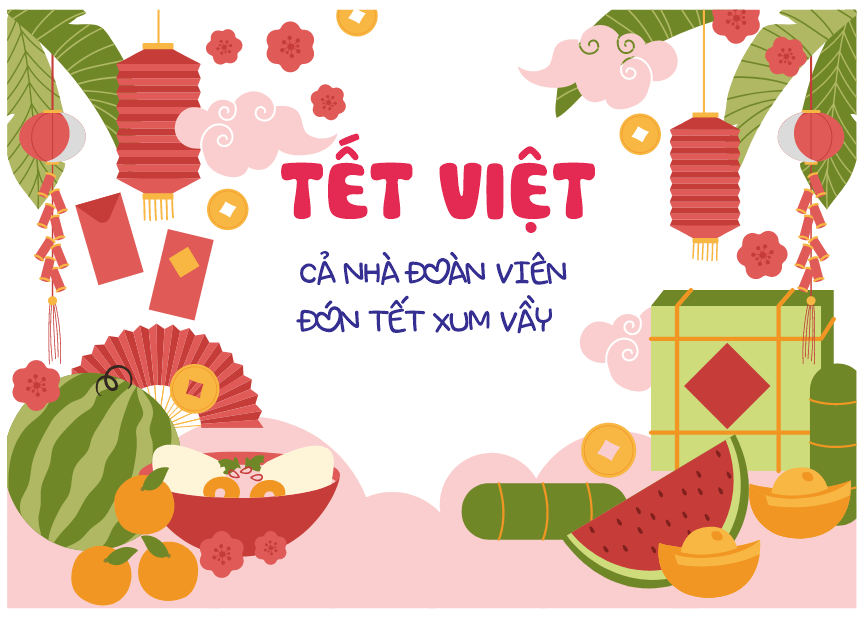 Market Tết Việt Cả nhà đoàn viên đón tết sum vầy