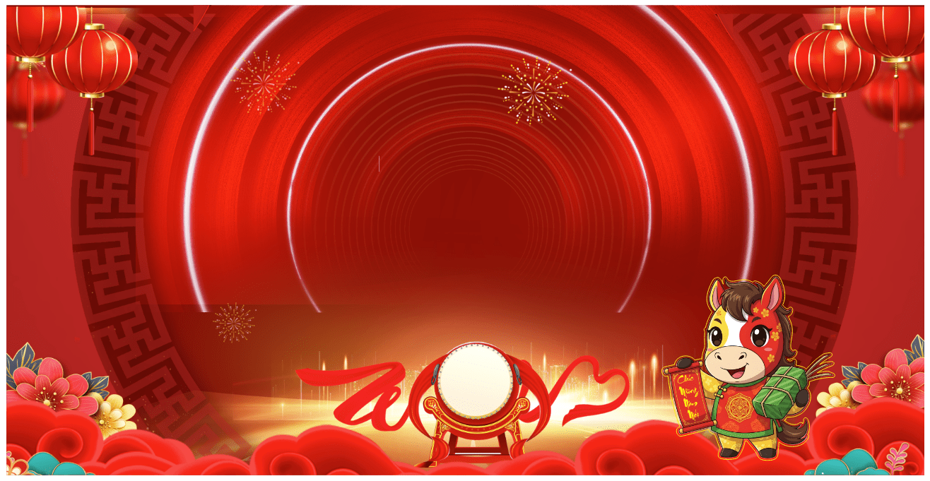 Backdrop Happy New Year 2026 file corel #10
