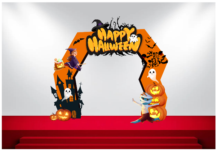 Market trang trí Lễ hội Halloween vector file corel #2