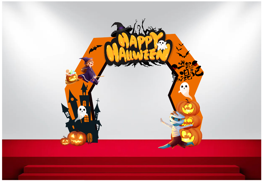 Market trang trí Lễ hội Halloween vector file corel #3