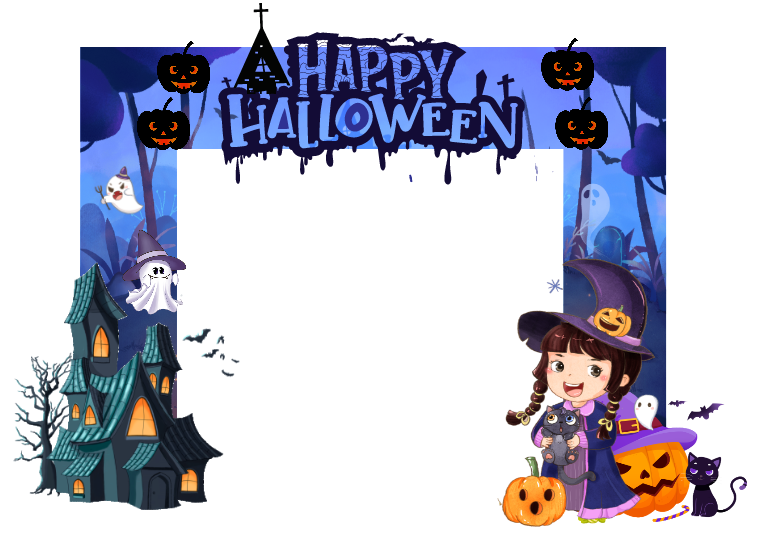 Market trang trí Lễ hội Halloween vector file corel #7