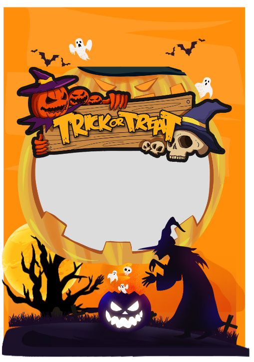 Market trang trí Lễ hội Halloween vector file corel #13