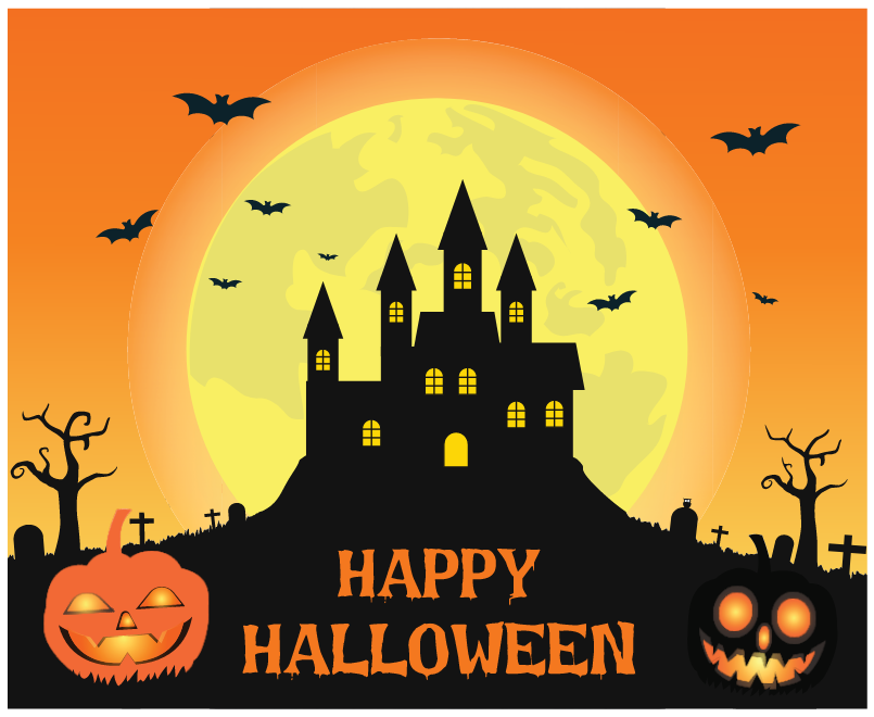 Market trang trí Lễ hội Halloween vector file corel #15