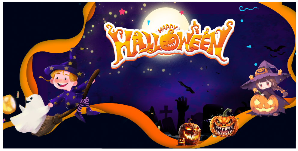 Market trang trí Lễ hội Halloween vector file corel #20