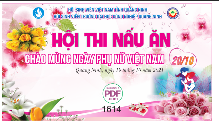 Hội thi nấu ăn chào mừng ngày phụ nữ Việt Nam